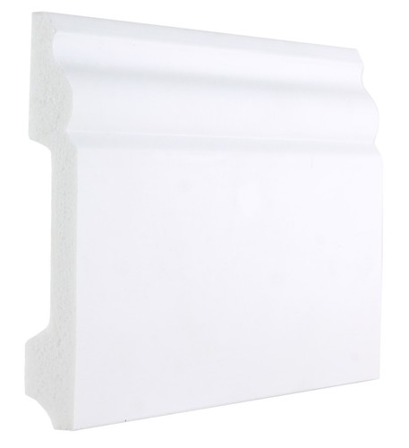 Skirting boards white plastic - boards,